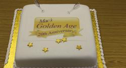 Golden Age 20th anniversary cake