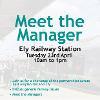 Ely Meet the Manager poster 2024
