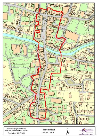 Shop Front Grant eligibility boundary map