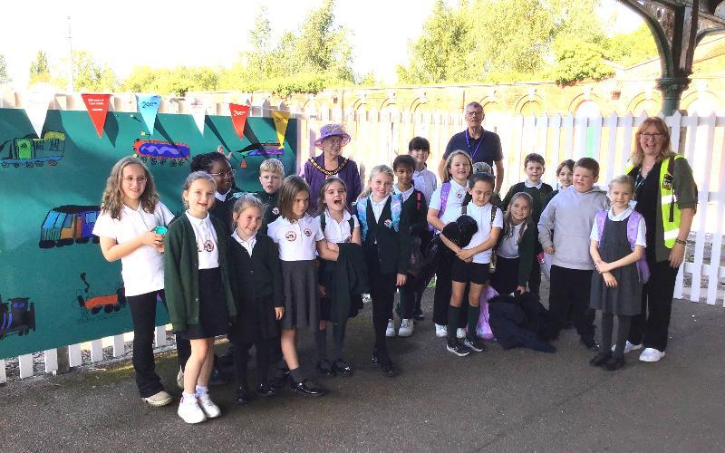 Railway200 art project - All Saints Academy, March